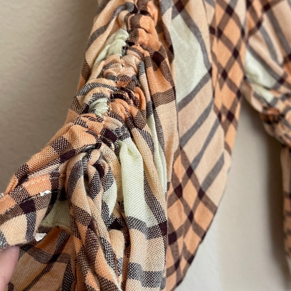 NWOT We the Free (Free People) Pacific Dawn Plaid Shirt Size XS - Picture 7 of 10